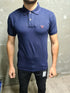 Gant TshirtPolo המותג גאנט חולצת צווארון צבע כחול כהה